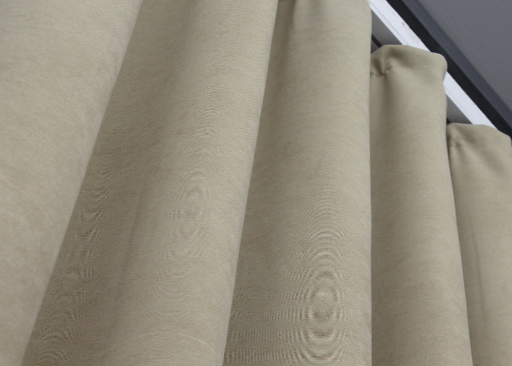 Шторна тканина мікровелюр Petek колір бежевий 1488ш Київ - фото 4