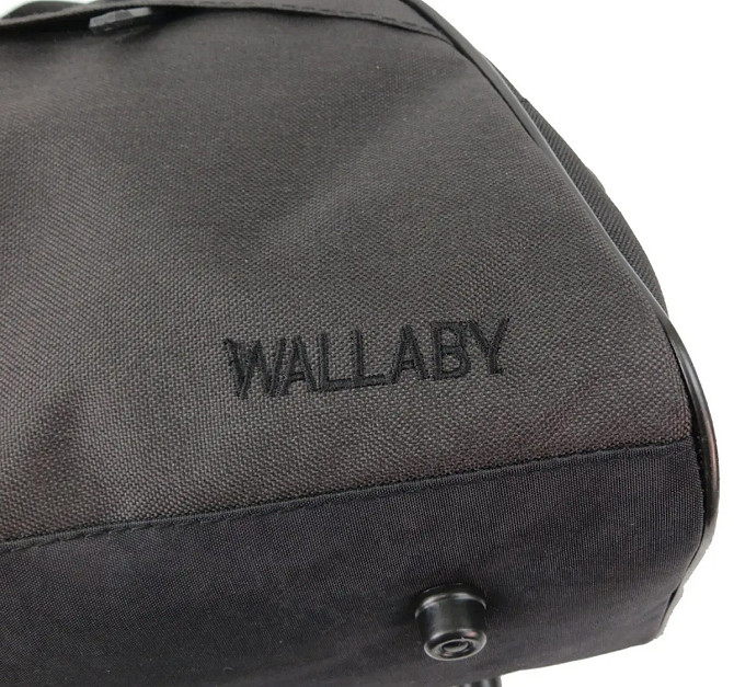 Сумка дорожня Wallaby 213 25х43 чорна S213005 Київ - фото 4