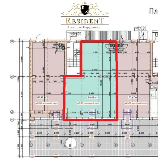 Аренда магазина на Гагарина 24, Красная линия с отдельным входом. Днепр - изображение 1