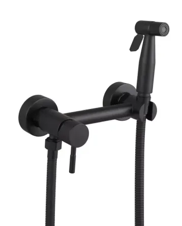 Гігієнічний душ із змішувачем WEZER EKO9A-01-BLACK чорний Київ