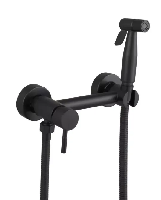 Гігієнічний душ із змішувачем WEZER EKO9A-01-BLACK чорний Київ - фото 1