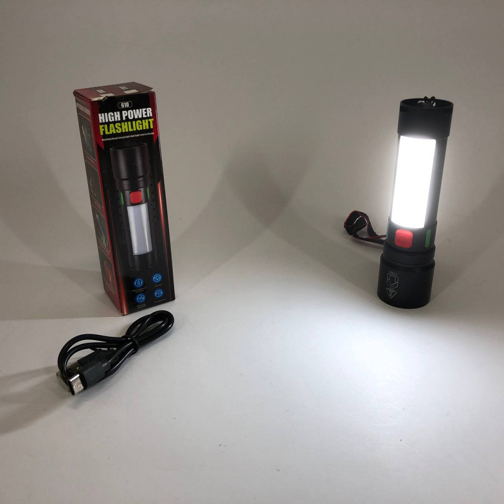 Фонарь уличный ручной, Фонарь для дома с зарядкой от розетки переносной с лед лампой CS-49 Львов - изображение 1