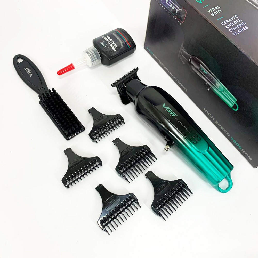 Набір для стрижки волосся на акумуляторі VGR V-935, Електронна машинка для стрижки DM-57 Івано-Франківськ - фото 4