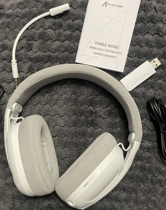 ОРИГІНАЛ!!! Беспроводные наушники attack shark L80. Харьков - изображение 2