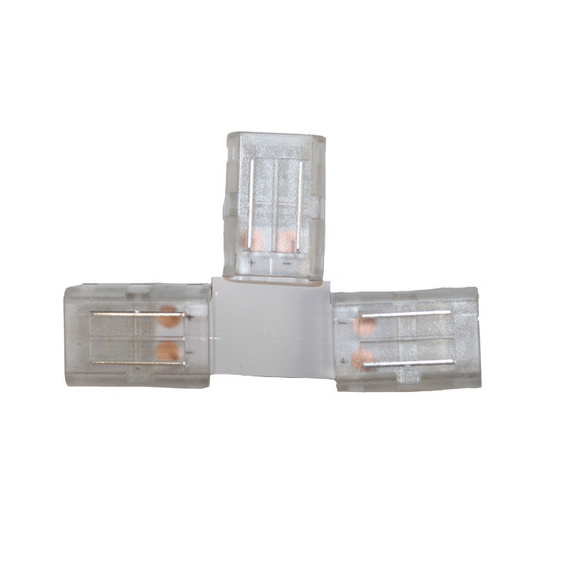 Коннектор T-образный 10 мм лента-лента IP65, прозрачный Днепр - изображение 1