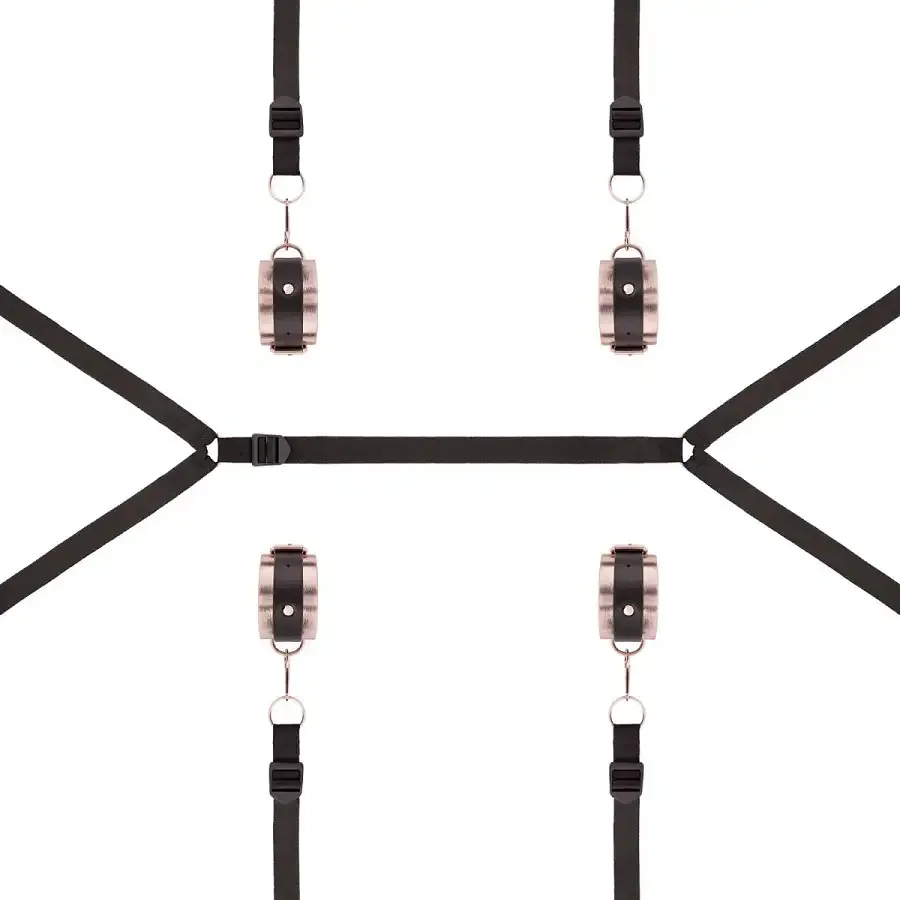 Фіксатор рук і ніг для ліжка Rosy Gold - Under-Mattress Restraint Set Львов - изображение 3