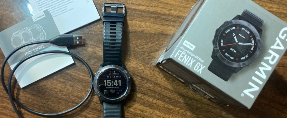 Смарт- часы Garmin Fenix 6x Sapphire в кольорі Carbon Gray Київ - фото 7