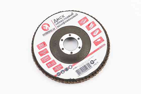Диск шліфувальний пелюстковий 125х22мм K60 BT-0206 Київ