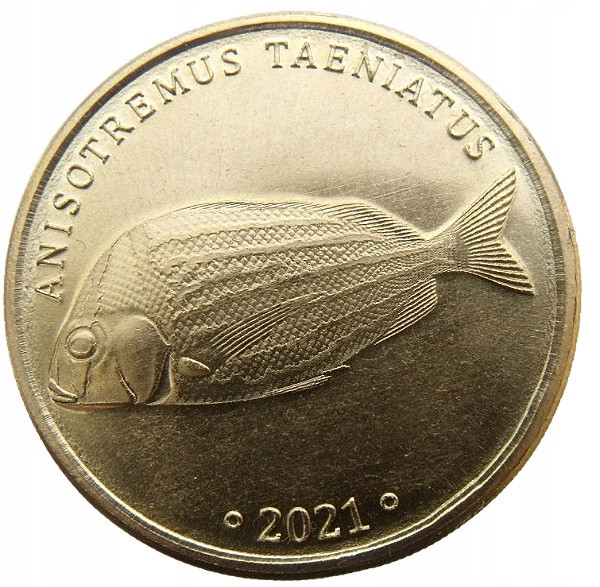 ЛАБУАН ФЕДЕРАЛЬНА ТЕРРИТОРІЯ 5 РИНГІТ 2021 РИБА UNC Полтава - фото 1