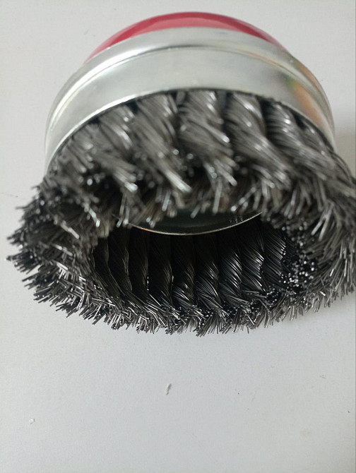 КШМ Щітка дротяна "TOPEX" торцева зі стальних скручених дротиків 100мм 100 Киев - изображение 1