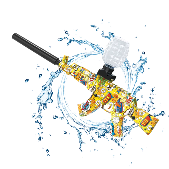 Іграшковий запускатор гелевих кульок – жовтий Киев