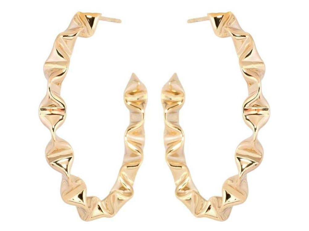 Сережки Позолота 18K пусети Фігурні дуги (188287) ТМ XUPING Київ - фото 1