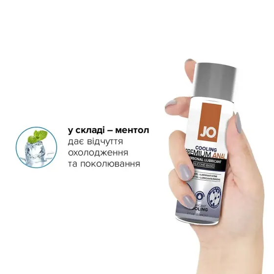 Змазка на силіконовій основі System JO ANAL PREMIUM — COOLING (60 мл) Львов