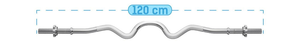 Гриф винтовой сильно ломаный 120/25 THUNDER Киев - изображение 6