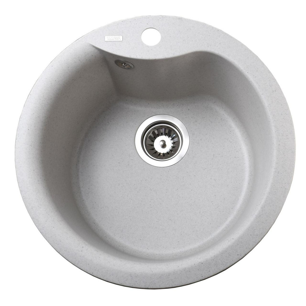 Гранитная мойка Globus Lux ORTA жемчужный 485мм (000008748) Киев - изображение 1