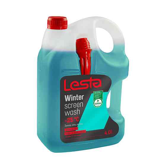 LESTA Winter Screen Wash -25 °C 4 л — Зимовий омивач скла для авто, рідина склоомивача до -25 °C | 390617_LS-25-LESTA/4 Ковель