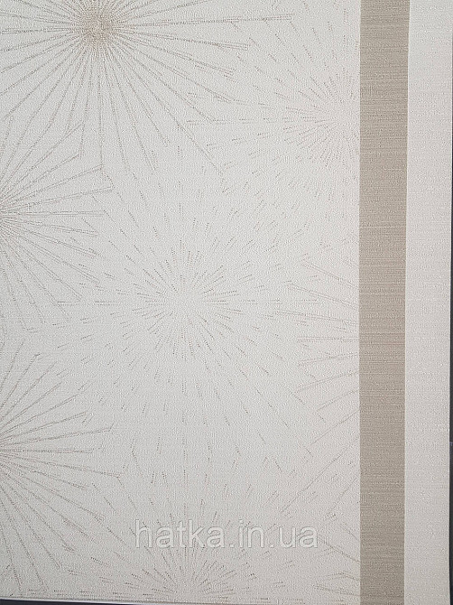 Шпалери вінілові на флізеліні AS creation The Bos 0.53х10 геометрія серветять кульбаби світло-бежеві молочні 3д Київ - фото 3