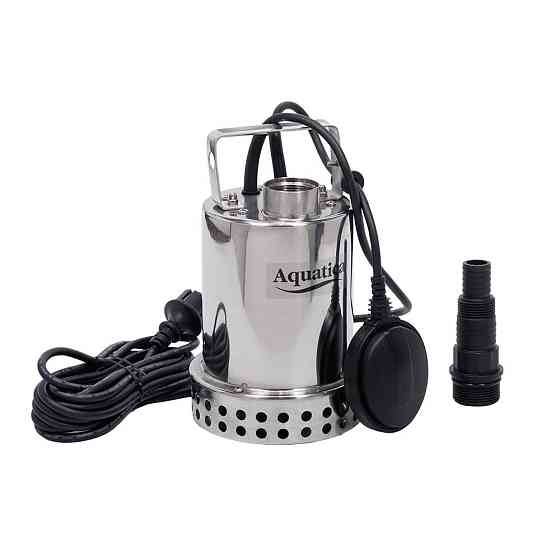 Насос дренажный садовый 0.4кВт Hmax 7м Qmax 130л/мин (часто до 5мм, нерж) AQUATICA (773053) Ровно