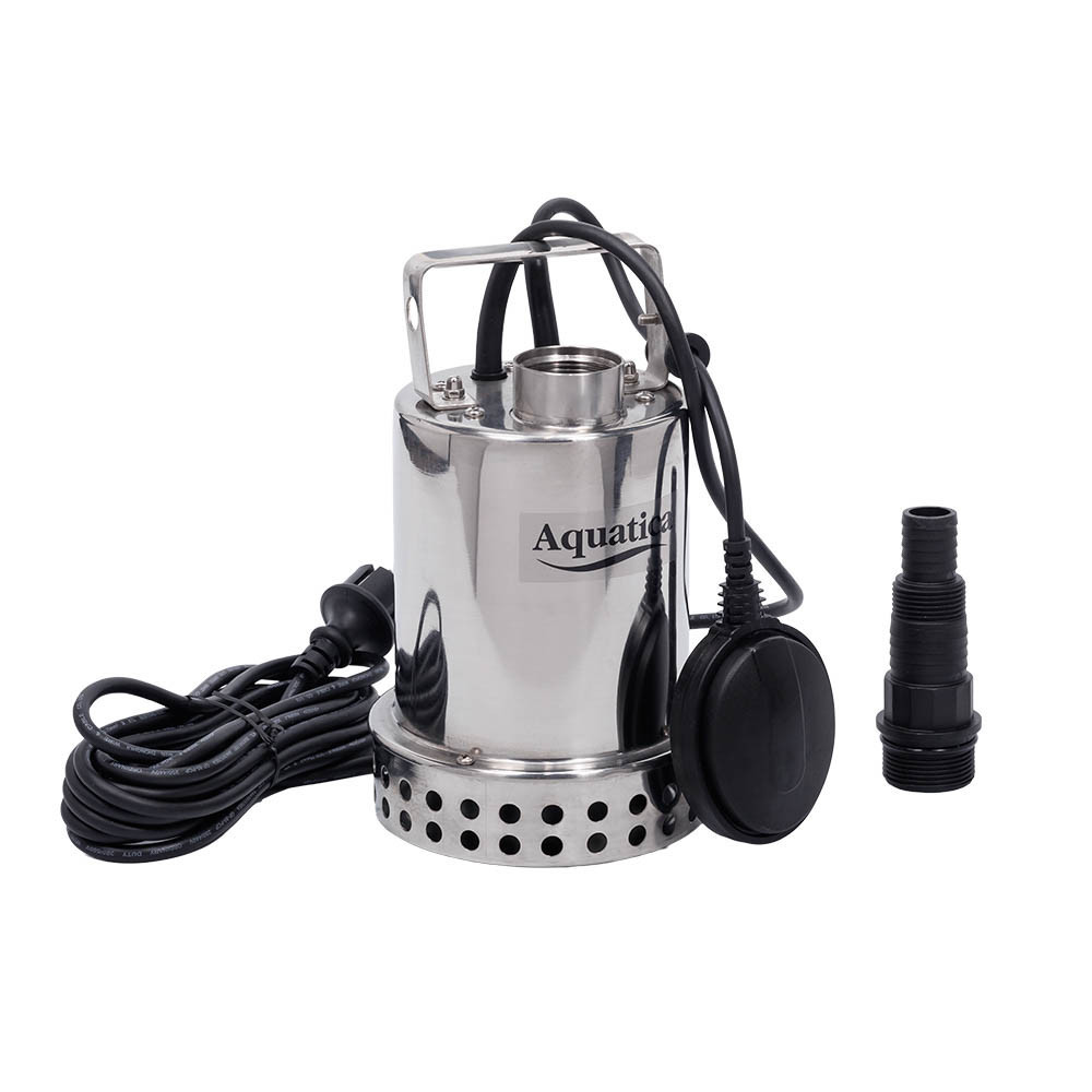 Насос дренажний садовий 0.4кВт Hmax 7м Qmax 130л/хв (част. до 5мм, нерж) AQUATICA (773053) Рівне - фото 3