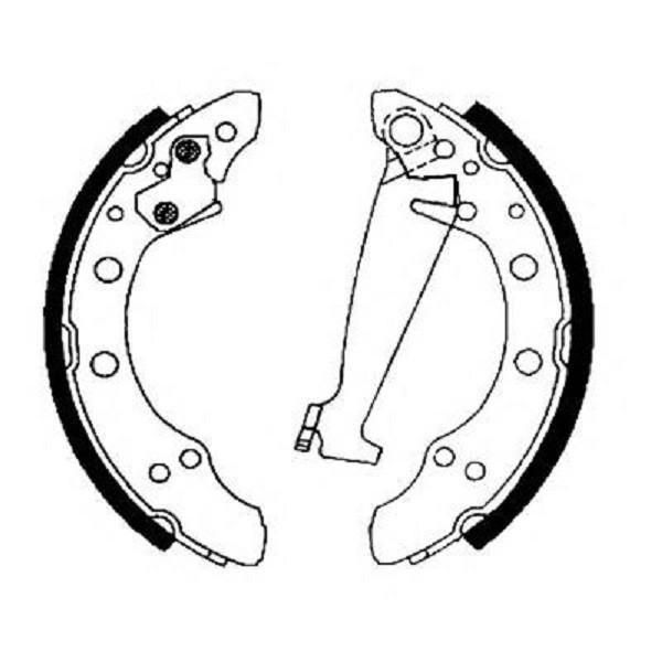 Гальмівні колодки Bosch барабанні задні AUDI 100/SEAT Inca/VW Passat/Caddy II/Golf 0986487281 Харків - фото 1