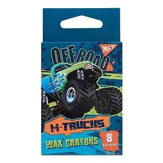 Олівці воскові 8 кол. "Yes" M-Trucks, 590137, шт Київ - фото 1