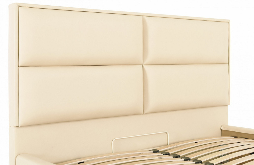 Ліжко Двоспальне Sheffield Comfort 180 х 190 см Fly 2207 З підйомним механізмом та нішою для білизни Бежевий Дніпро - фото 19