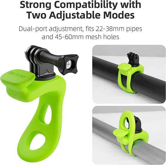 Універсальне кріплення-хомут для GoPro та інших для екшн-камера TELESIN Луцк