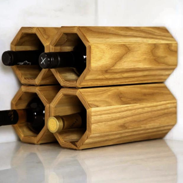 Настільна винна полиця "Плантей 4" сієна Миколаїв - фото 1