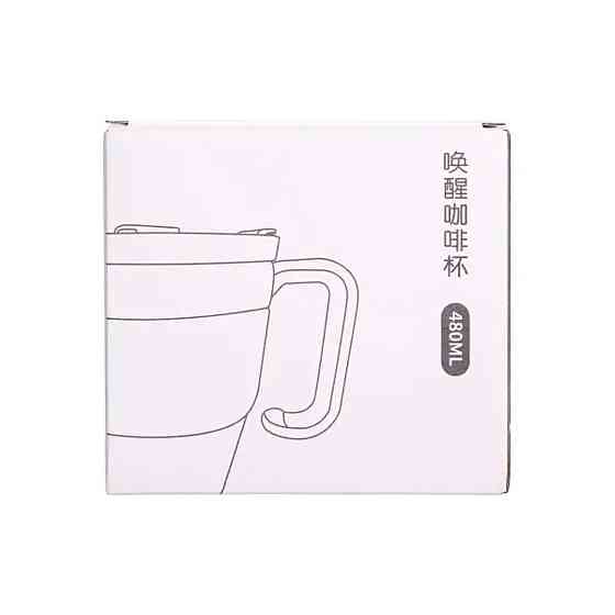 Yiwu Термочашка Coffee & Tea з трубочкою чорна HP-14-23B Коломия