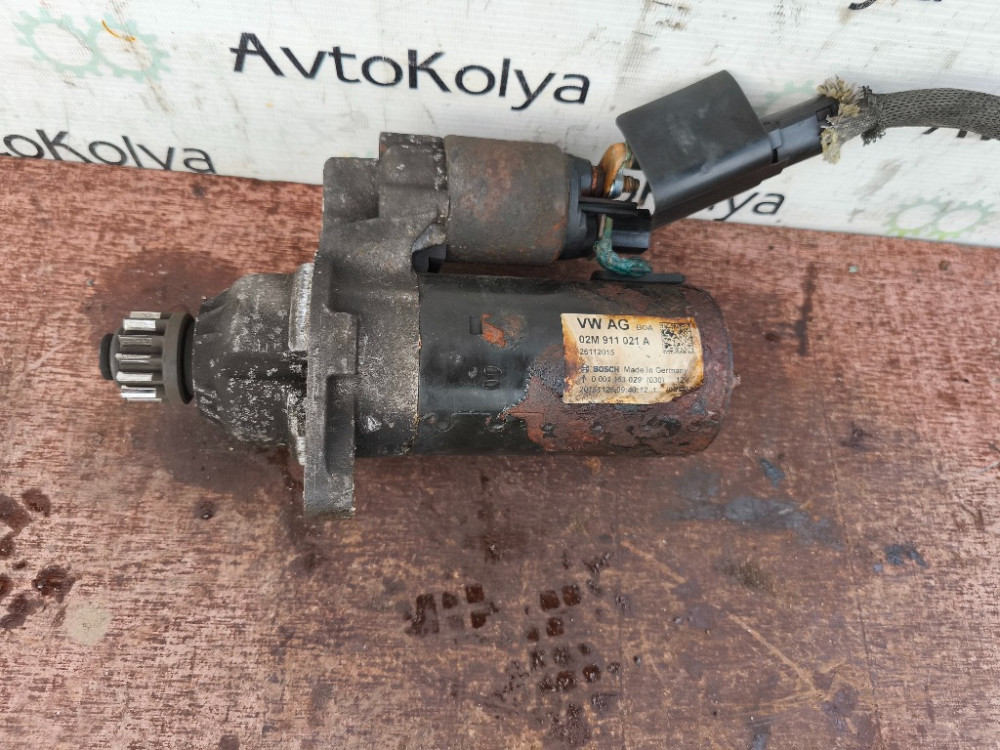 Стартер VW Crafter 2.0 tdi 2016-2025 (02M911021A) Ковель - изображение 1