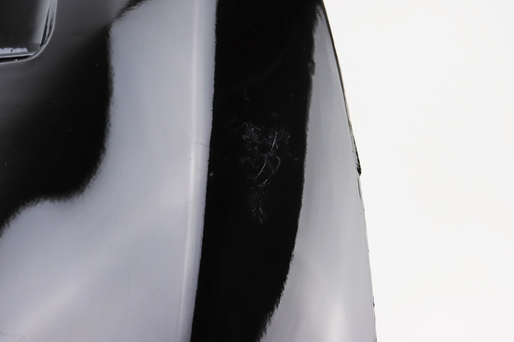 УЦІНКА Suzuki LET'S-II пластик - передній верхній "дзьоб", ЧОРНИЙ (присутні дрібні подряпини) Киев - изображение 3