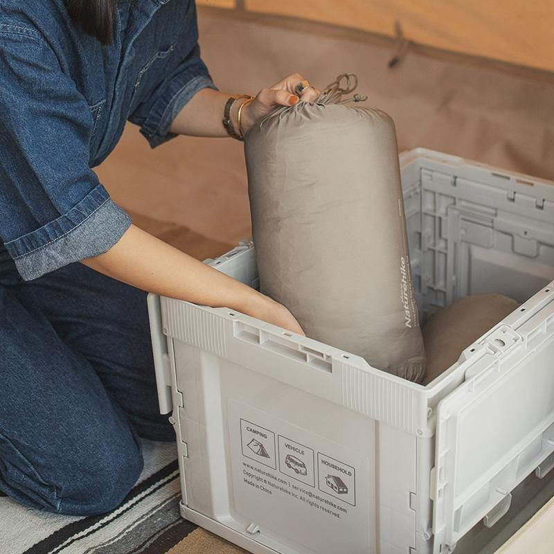 Туристический складной контейнер Naturehike NH20SJ036 80л (Серый) Винница - изображение 4