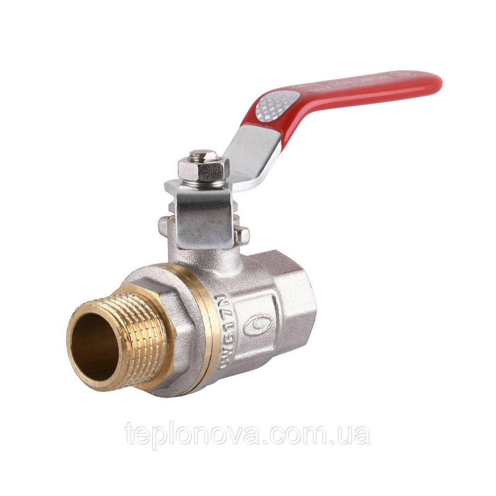 Кран кульовий прямий SOLOMON 1/2" НВ КР PN40 B1002 Чернівці - фото 1