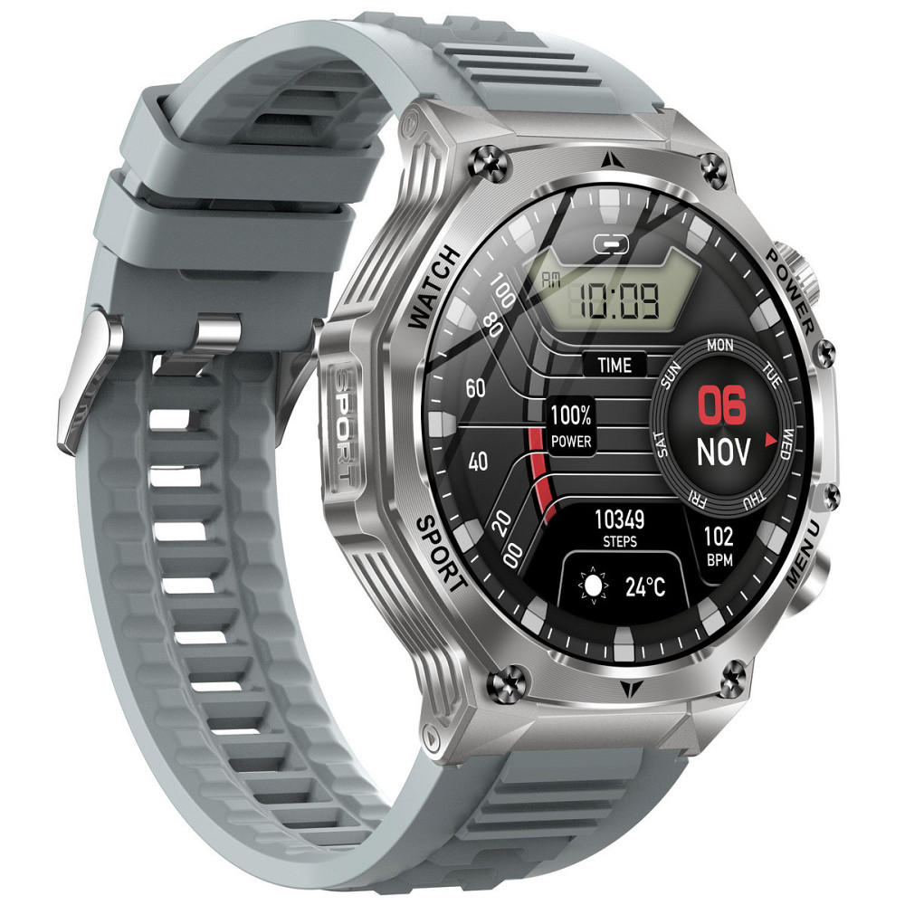 Умные смарт часы Smart Surf X Pro Silver Grey (2 ремешка) Винница - изображение 5