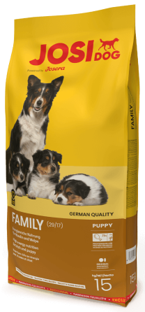 Сухий корм Josera JosiDog Family (ЙозіДог Фемілі) для цуценят, вагітних і годуючих собак, 15 кг Вінниця
