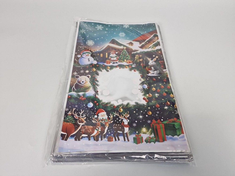 Упаковка новогодняя для конфет и подарков (25*40) №21 Зимння сказка  (100 шт) Харьков - изображение 1