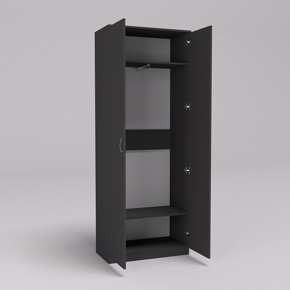 Шкаф офисный ОШ-2, Антрацит, 800/420/2100 Львов - изображение 2