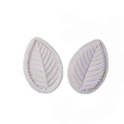 Силіконовий молд Листя 45 на 72 мм білий Київ