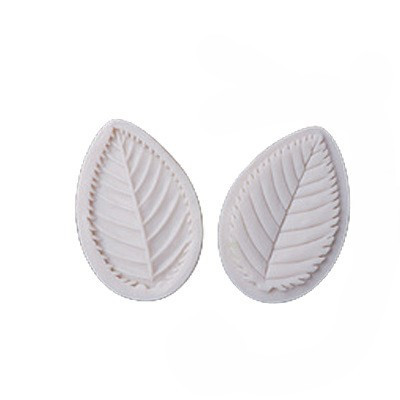 Силиконовый молд Листья 45 на 72 мм белый Киев - изображение 1