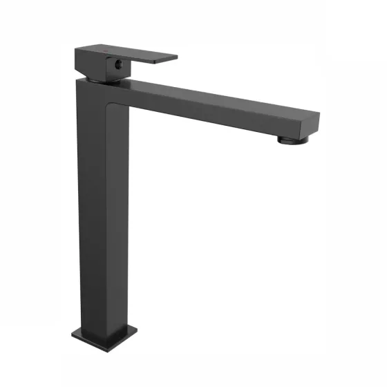 Смеситель для умывальника высокий IMPRESE KARLOV черный Киев