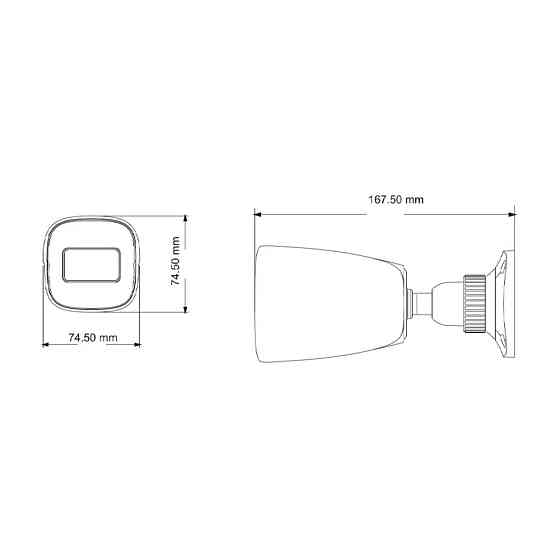 IP-відеокамера 2Mp TVT TD-9421S3BL (D/PE/AR1) f=2.8mm (77-00234) Київ