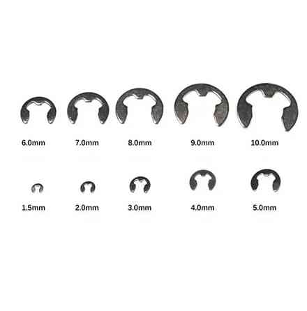 Шайби опорні швидкознімні для вала 1.5-10 мм, 200 шт. Вінниця