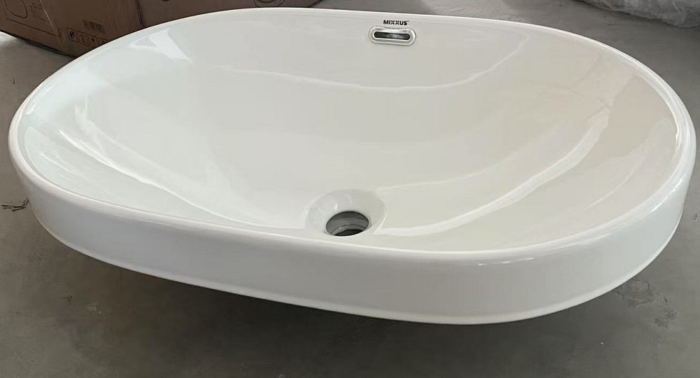 Раковина врізна на стільницю Mixxus Premium ELLIPSE-1601 600х400х190mm з переливом   ( MP6569 ) 27287 Харків - фото 7