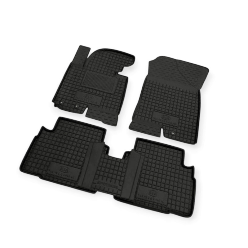 Килимки kia sportage iii 2010-2015, Хюндай ix35 2010-2017 борт 2,5см, з перемичкою салону Мукачево - фото 1