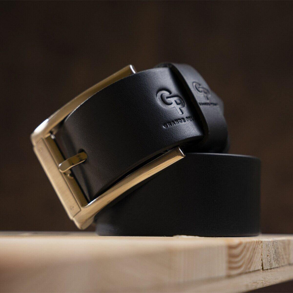 Ремень мужской Grande Pelle 11055 Синий Киев - изображение 3