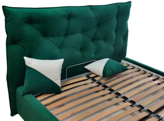 Кровать BNB Mayflower Comfort 90 х 200 см Simple С подъемным механизмом и нишей для белья Зеленый Киев