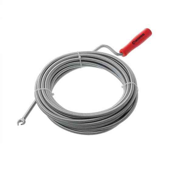 Трос для чистки труб, 9 мм × 10 м, пробивной наконечник INTERTOOL HP-1007 Киев