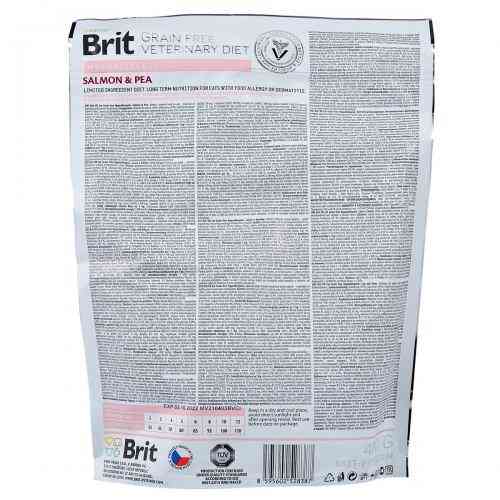 Корм сухий Brit Grain Free VetDiet Cat Hypoallergenic для котів з харчовою алергією та непереносимістю з лососем та горохом Київ