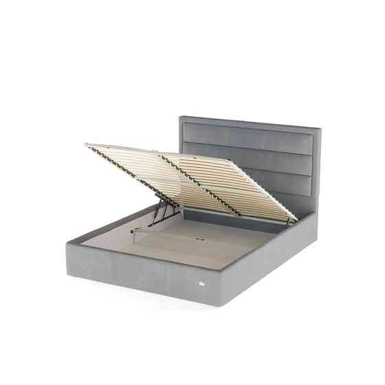 Кровать SiriusDesign VIP с дополнительной металлической цельносварной рамой 180x200 серый Киев