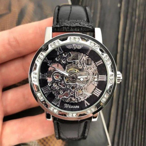 Женские наручные классические часы Winner Silver II Киев - изображение 8